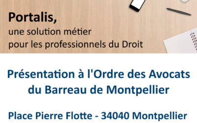 Présentation Portalis Barreau de Montpellier